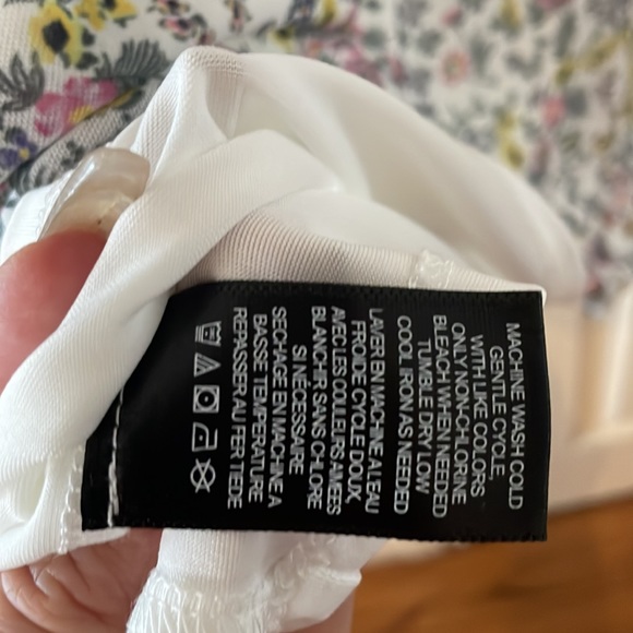 AFRM NWT maci mock neck floral cut out dress - Picture 10 of 16